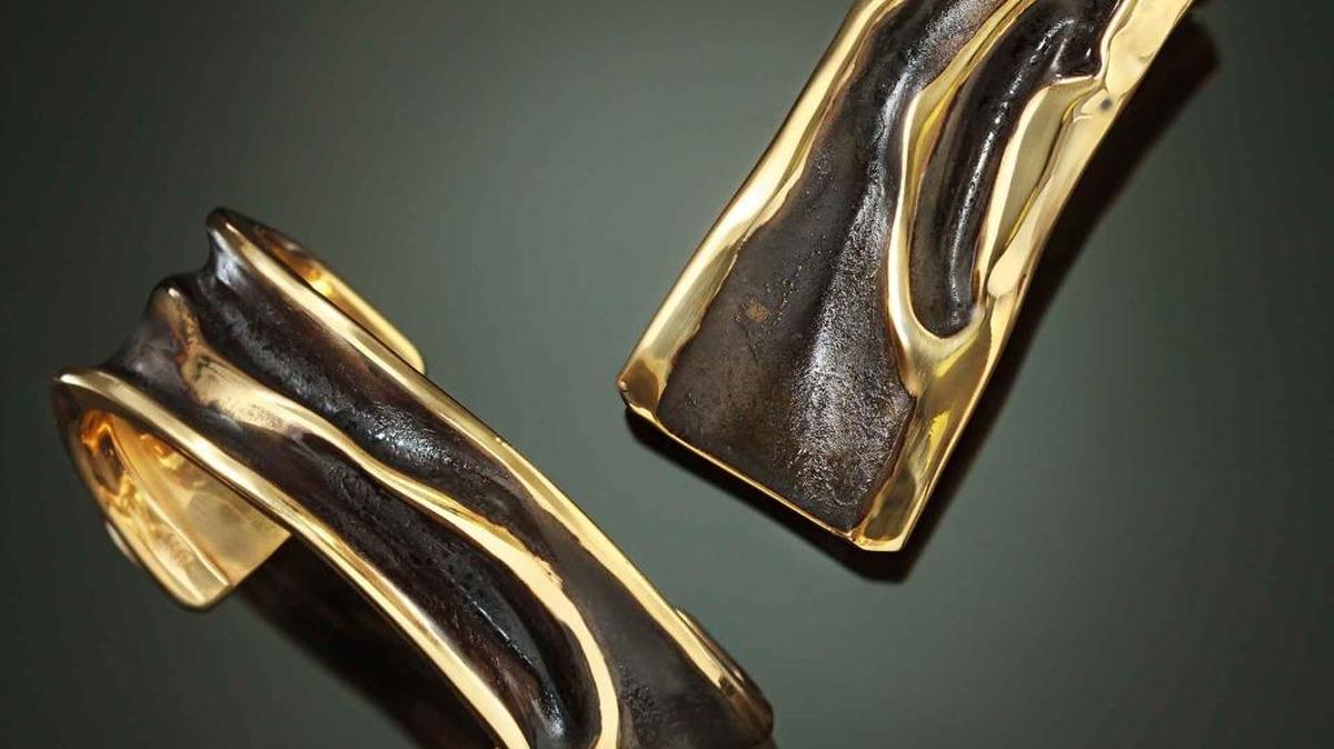 Handcrafted metalwork jewelry by Rolf and Andrea Ludden, two new artists at the Berea Craft Fair this weekend.