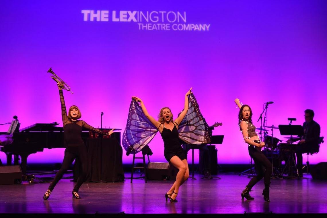 Brianna LaTrash, Laura Bell Bundy and Kimberly Pine perform “You Gotta Get a Gimmick” from “Gypsy.” The Lexington Theatre Company held its third annual Concert with the Stars at the Lexington Opera House on Sunday, January 8, 2017. At the show, it was announced the company’s summer production will be “Legally Blonde -- The Musical,” July 20-23 at the Opera House.