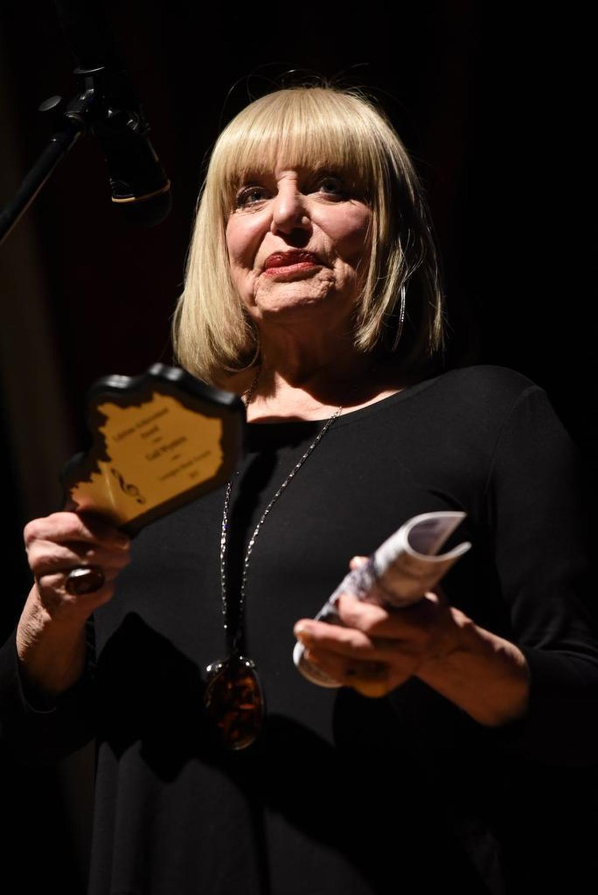 Gail Wynters accepted her lifetime achievement award. She was also honored as best female vocalist. The third annual Lexington Music Awards were presented Jan. 29, 2017 at the Lyric Theatre and Cultural Arts Center in Lexington, Kentucky.