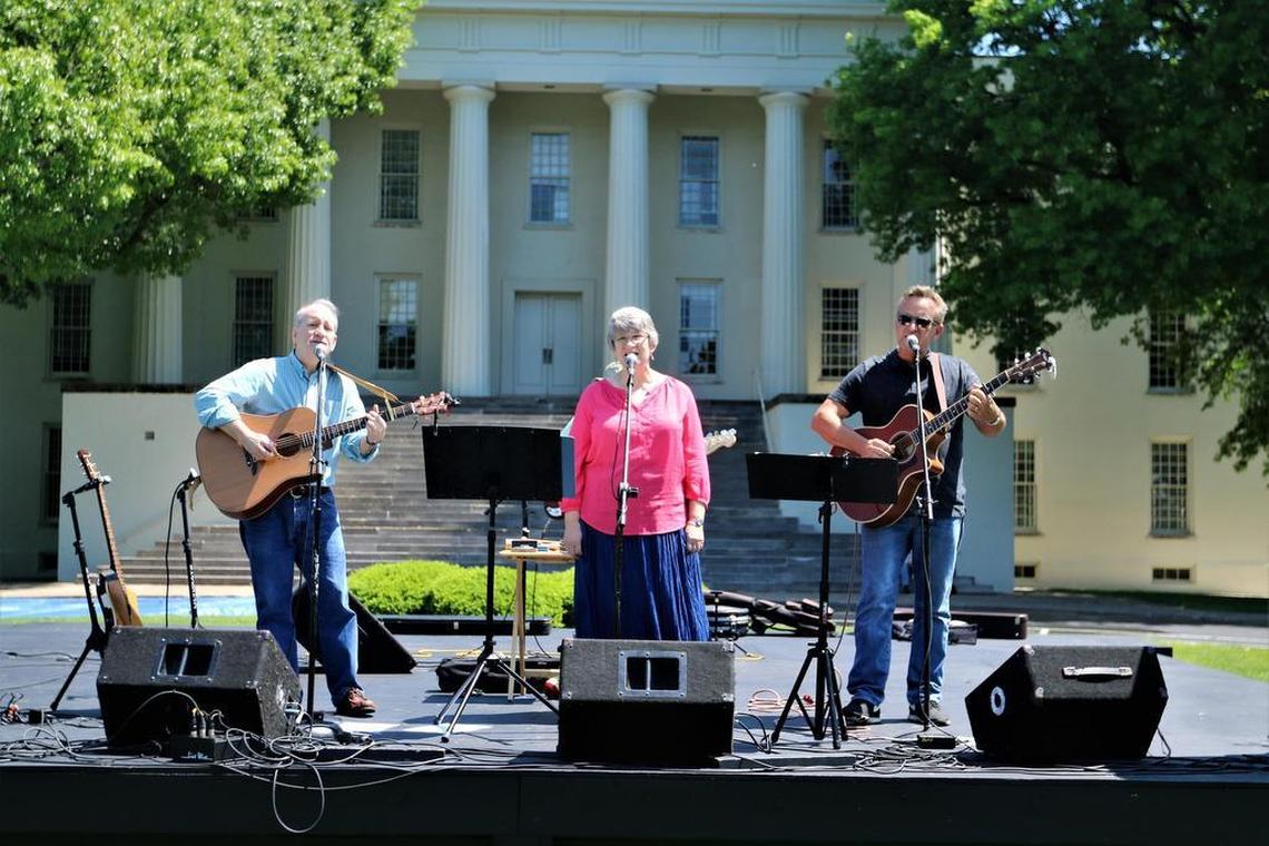 Fairgoers shopped for handmade goods from local and national artists at the 23rd annual Mayfest Arts Fair in downtown Lexington on May 13, 2017. The annual two-day event, held at Gratz Park and the lawn at Transylvania University, continues on Sunday.