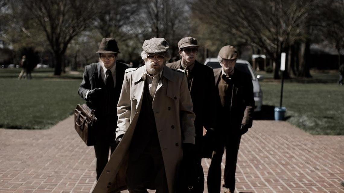 Jared Abrahamson, Evan Peters, Blake Jenner and Barry Keoghan appear in “American Animals” by Bart Layton, an official selection of the U.S. Dramatic Competition at the 2018 Sundance Film Festival.
