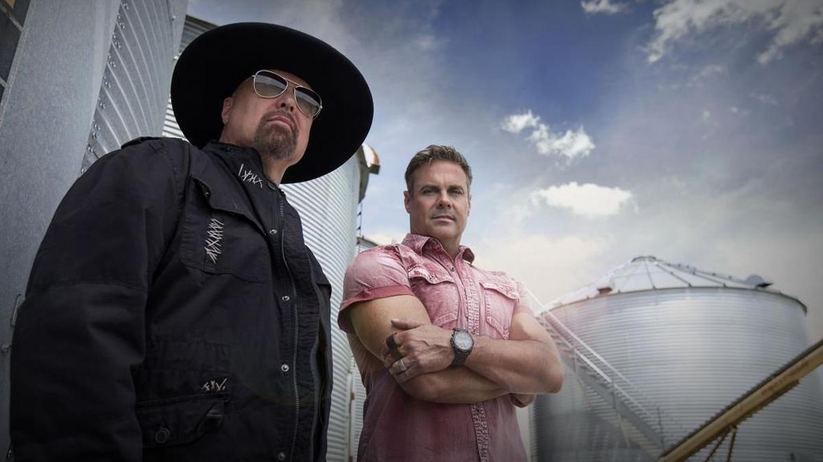 Eddie Montgomery and Troy Gentry in a promotional photo for “Here’s to You,” the duo’s final album before Gentry’s death.