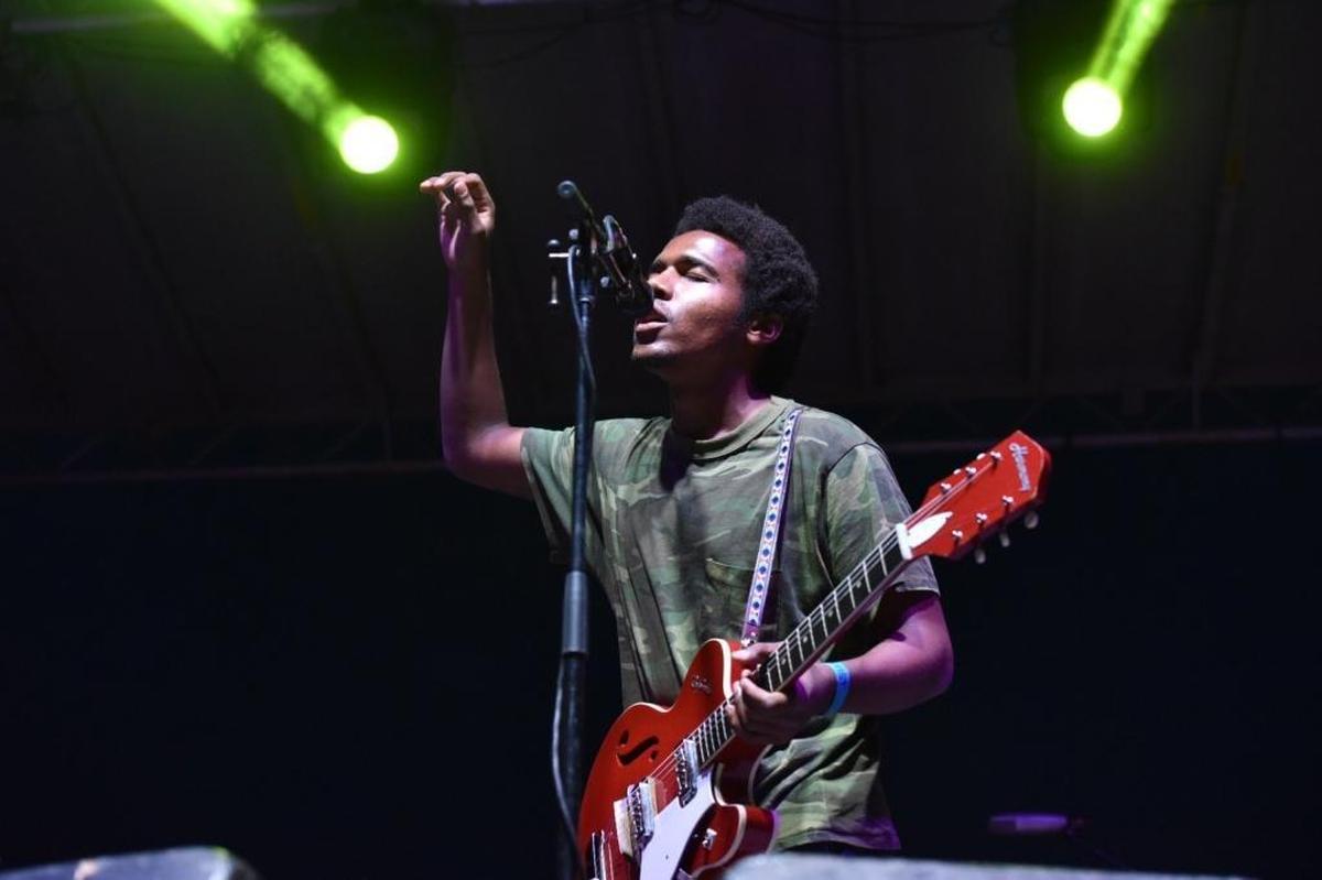 Benjamin Booker closing out the Tower Stage.
