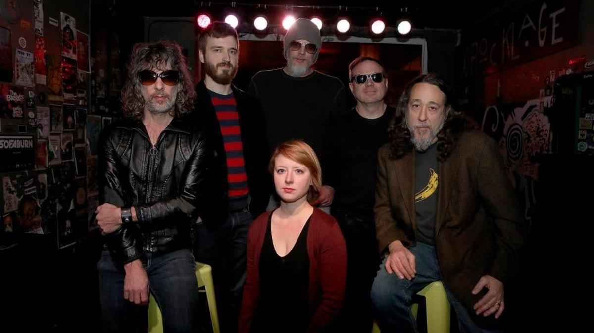 Robbie Cosenza, clockwise from left, Sam McWilliams, Willie Eames, Scott Whiddon, Tim Welch and Kim Conlee will perform as Sister Ray, a tribute to The Velvet Underground at The Burl on Feb. 1.