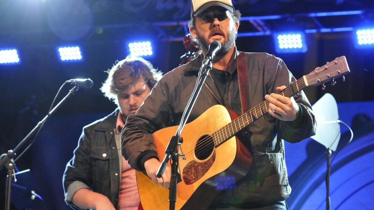 Robert Greer and Adam Chaffins of Town Mountain at The Breeders’ Cup Festival in October.