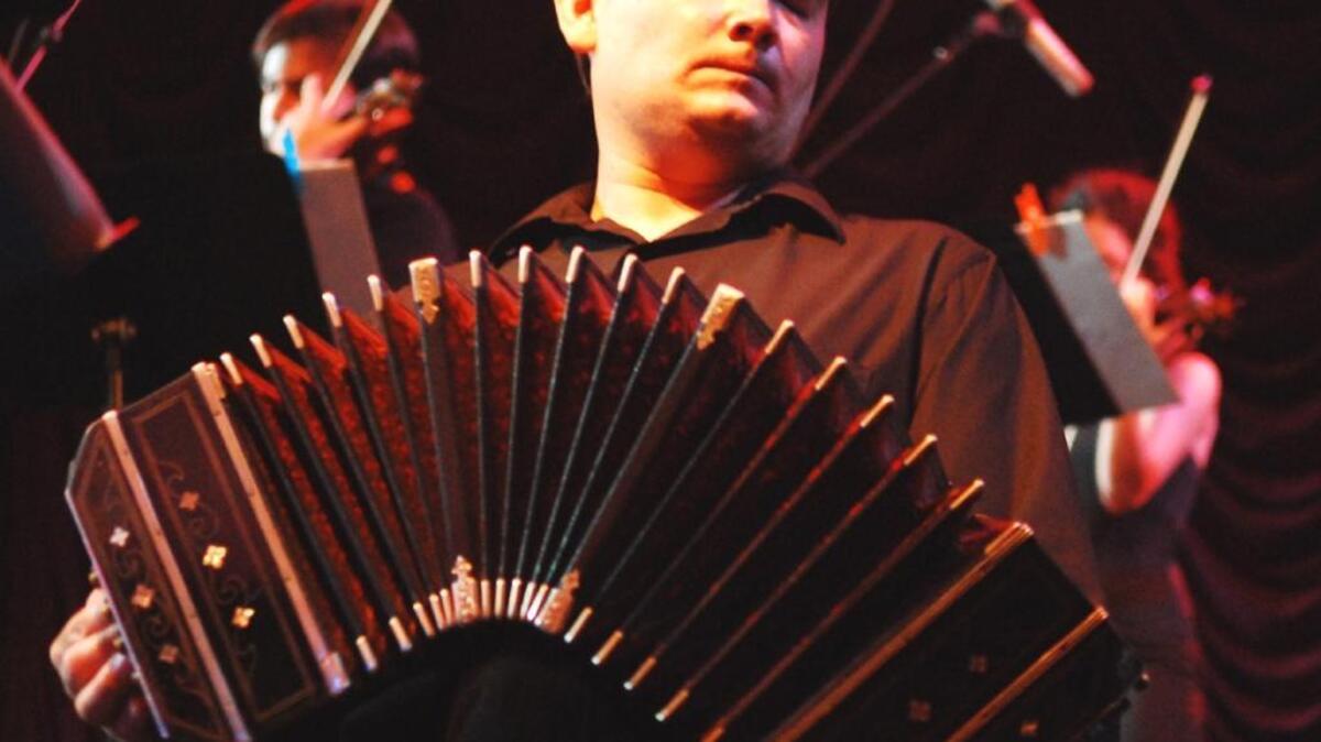 Bandoneon player Héctor Del Curto performs on Friday with the Lexington Philharmonic.