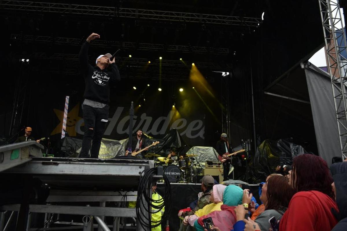 Kane Brown got the crowd warmed up at Red, White & Boom.