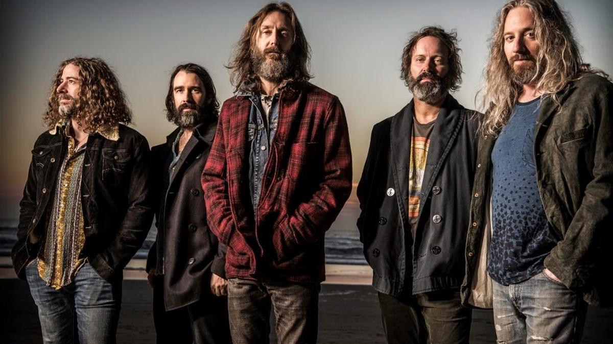 Chris Robinson Brotherhood, from left: Tony Leone, Jeff Hill, Chris Robinson, Neal Casal and Adam MacDougall.