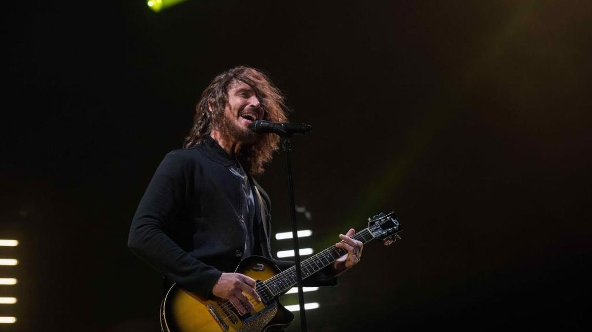 Chris Cornell of Soundgarden performs on April 29, 2016 at Welcome to Rockville Festival at Metropolitan Park, Jacksonville, Fla. Cornell was found dead Thursday in Detroit.