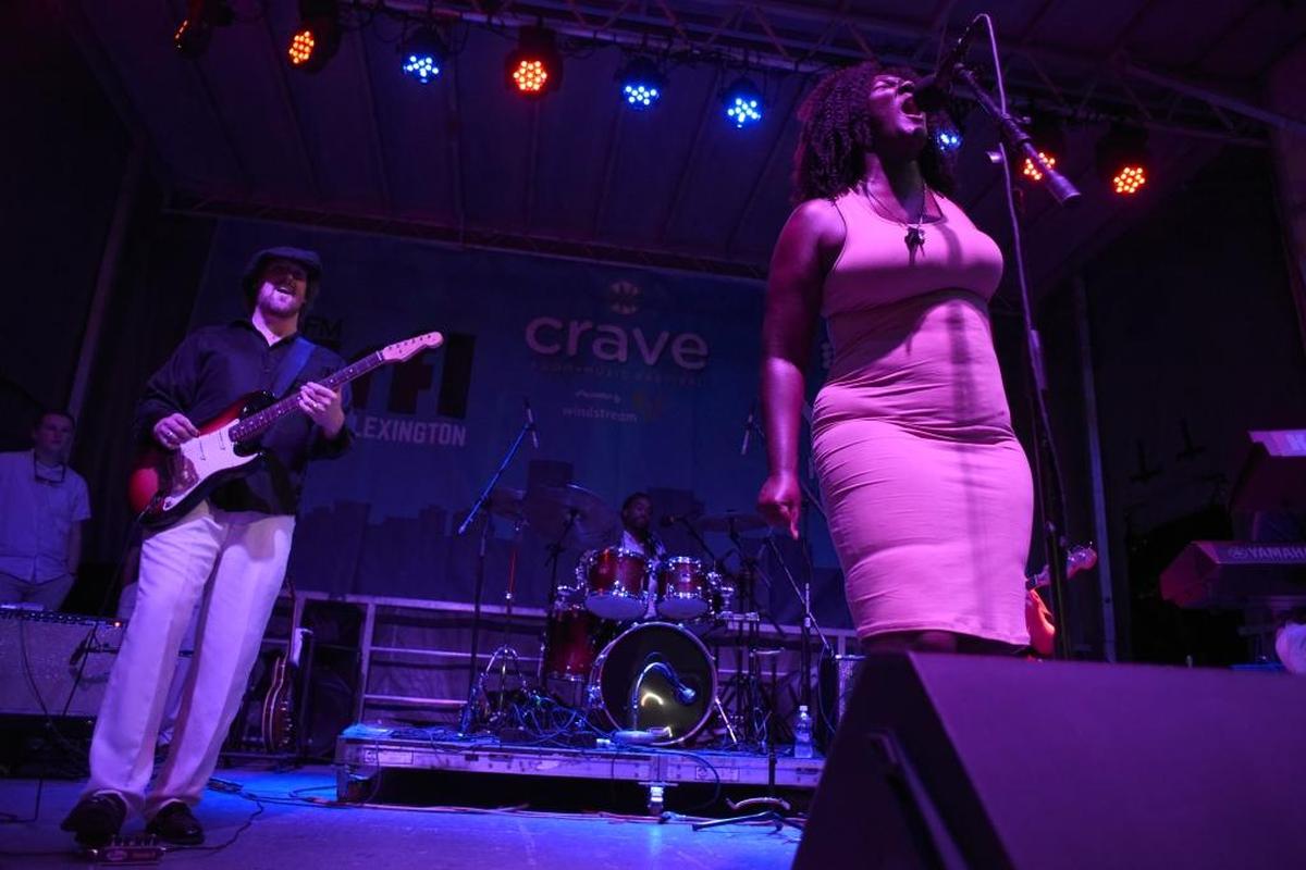 Joslyn and the Sweet Compression performed in August at the Crave Lexington Food + Music Festival at Masterson Station Park in Lexington.