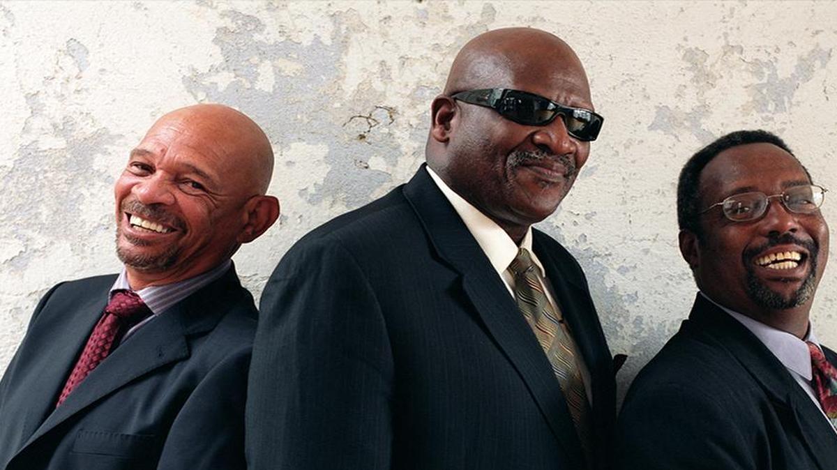 The Taj Mahal Trio. From left, Kester Smith, Taj Mahal and Bill Rich.