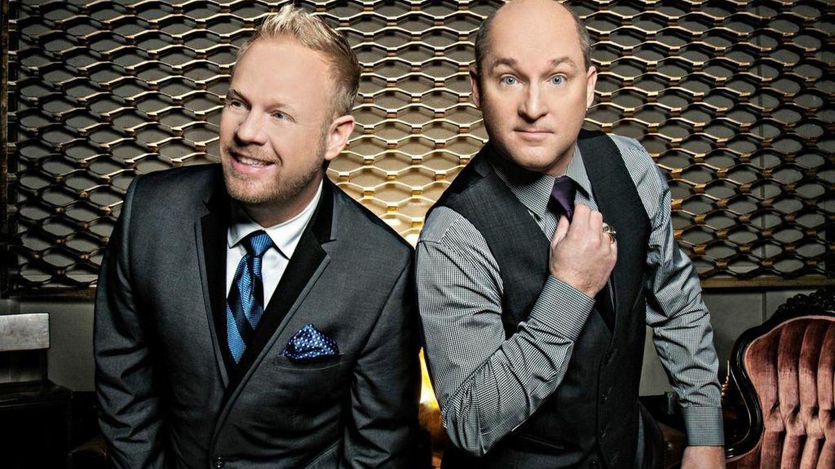 The duo of Jamie Dailey and Darrin Vincent, Dailey & Vincent, will perform Friday at Norton Center for the Arts.