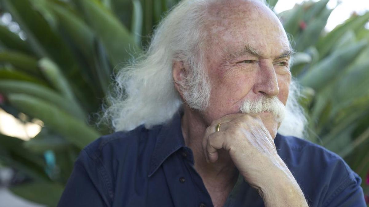 David Crosby is happy with his family and his friends, “and the songs are coming, which is crucial.”