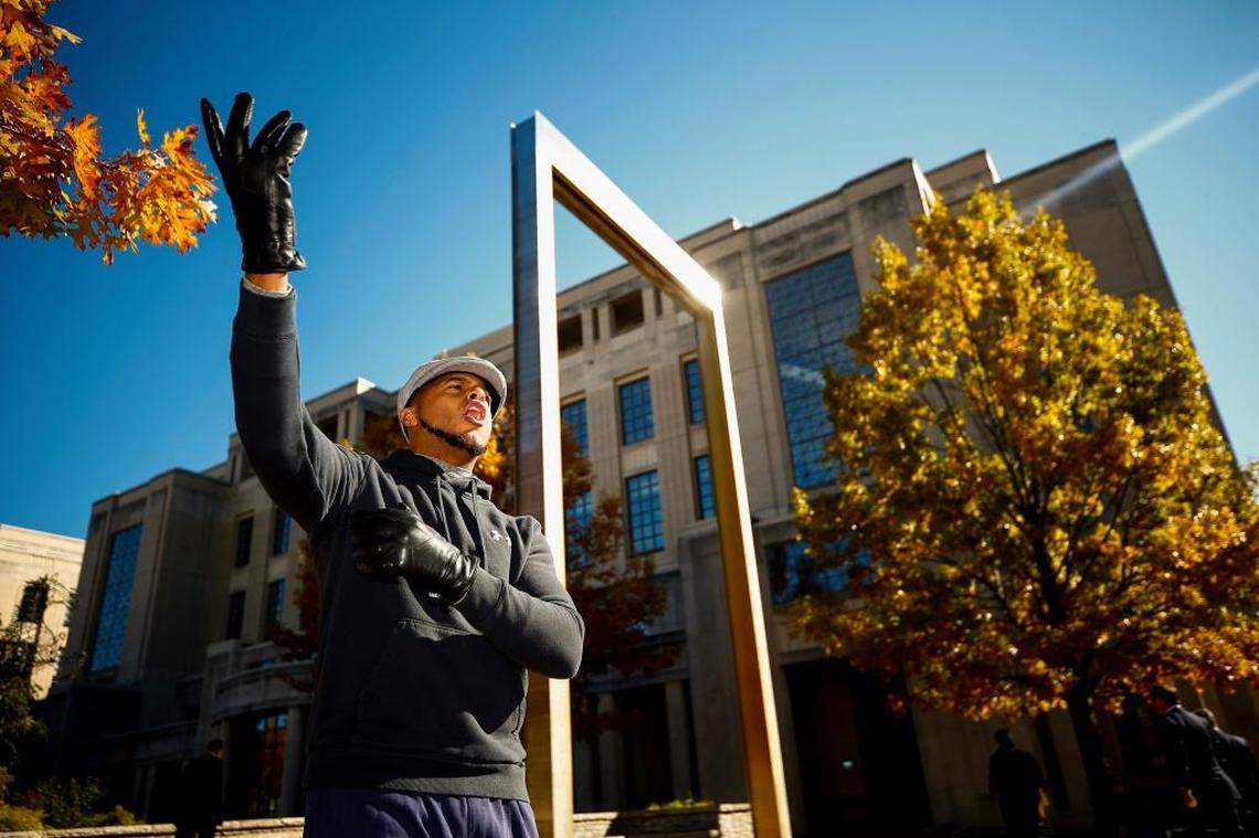 In 2017, Devine Carama performed for 24 hours straight at Courthouse Plaza to raise awareness for the youth coat drive “A Coat To Keep The Cold Away.” He followed up with a 48-hour marathon Dec. 6 to 8 that he says left him with permanent frostbite damage in his toes.