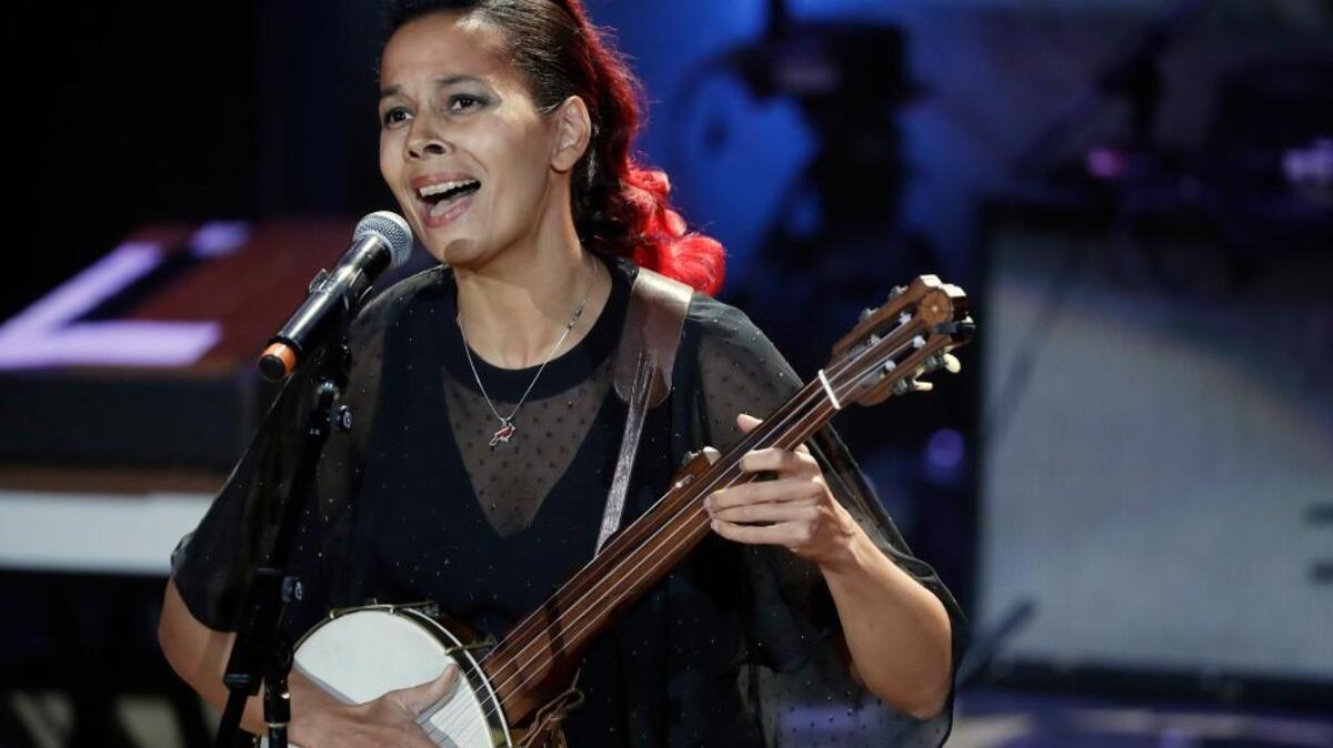 Rhiannon Giddens performedduring the 2017 Americana Honors and Awards show in Nashville. Music critic Walter Tunis includes her “Freedom Highway” on his list of the top 10 albums of 2017.