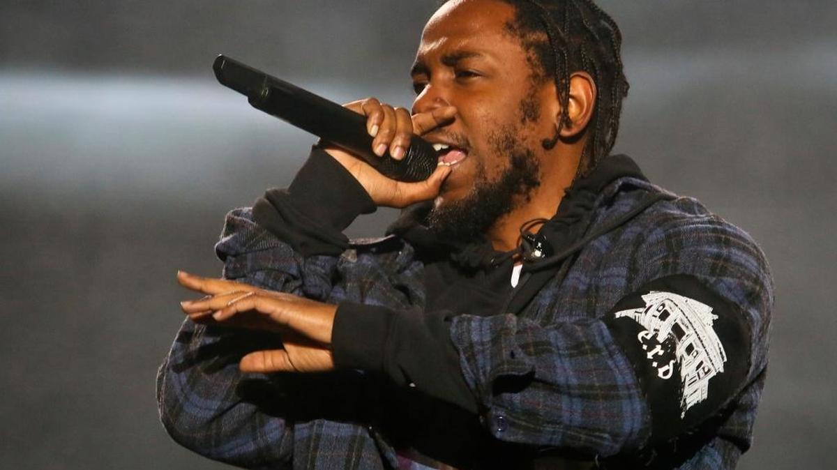 Kendrick Lamar, showing performing at the Austin City Limits Music Festival in 2016, releases his new album, “Damn,” on April 14, 2017.