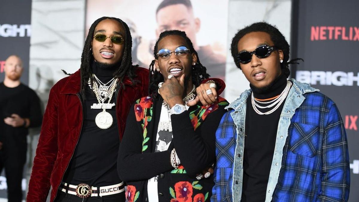 Migos is, from left, Quavo, Offset and Takeoff. The trio releases its new album, “Culture II,” Friday.