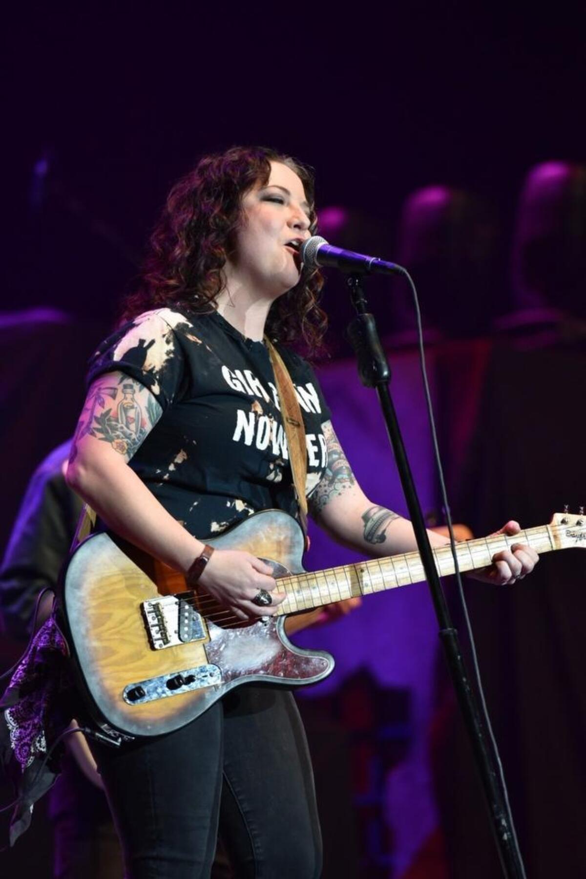 Ashley McBryde plays her opening set at Rupp Arena.