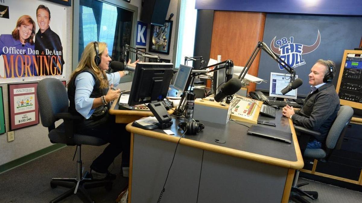 The “Officer Don & DeAnn” show is on 6 to 10 a.m. weekdays on WBUL-98.1 FM.