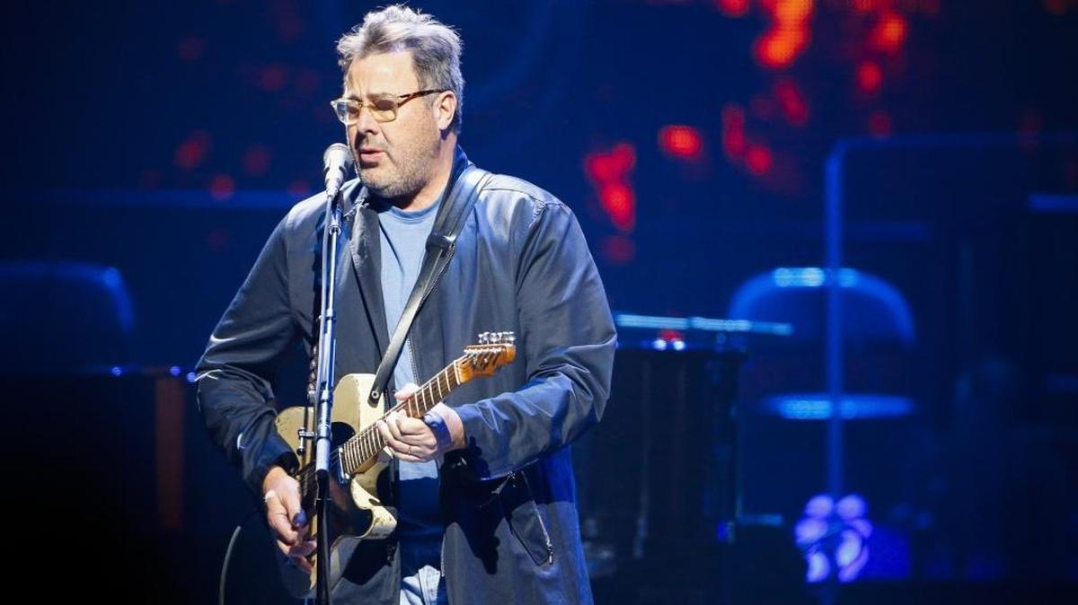 Vince Gill performed “Take It Easy” with the Eagles in April at Rupp Arena. He was originally scheduled to play at the Norton Center in November but that concert has been rescheduled for Feb. 2.
