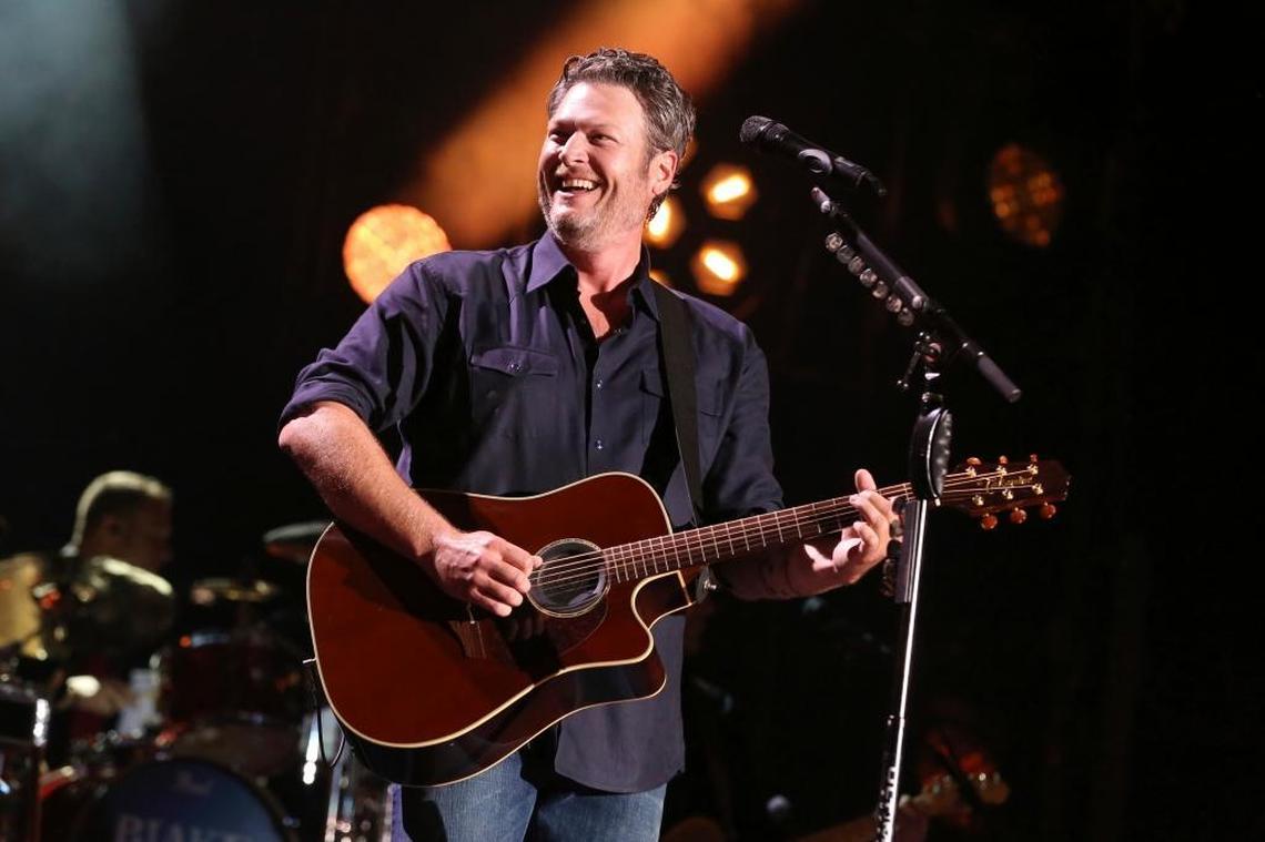 Blake Shelton performed in June at the 2017 CMA Music Festival in Nashville. He’ll headline the final day of Lexington’s Red, White & Boom, Sunday.