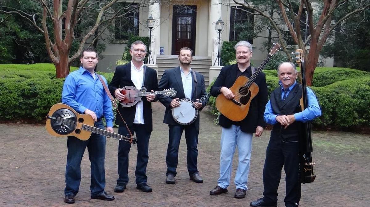 The new lineup of Blue Highway is (L-R) Gaven Largent, Shawn Lane, Jason Burleson, Tim Stafford, and Wayne Taylor.