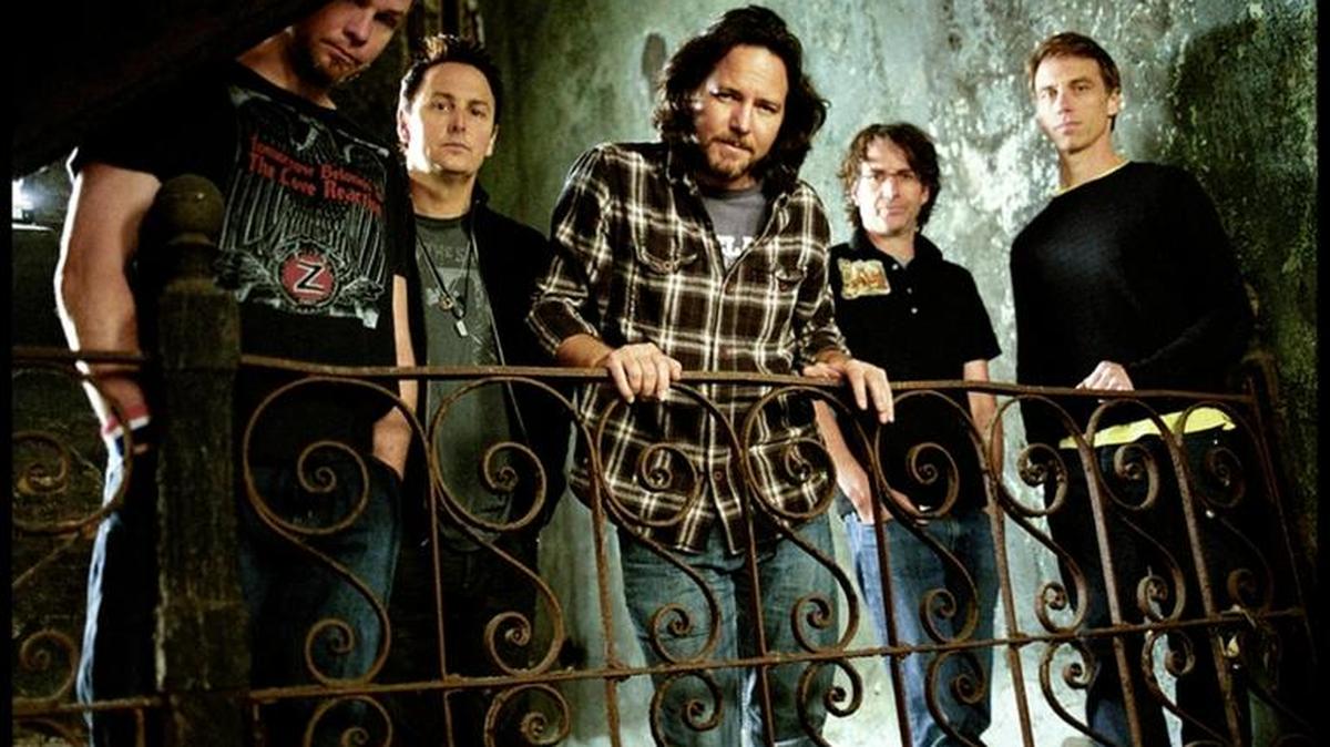 Pearl Jam, from left: Jeff Ament, Mike McCready, frontman Eddie Vedder, Stone Gossard and Matt Cameron.