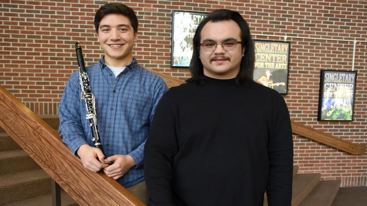 Concerto competition winner Michael Robinson will perform Carl Nielsen’s Clarinet Concerto and Logan Blackman will conduct his original work “Prayer of a Broken Heart” at the University of Kentucky Symphony Orchestra’s Feb. 17 concert in the Singletary Center for the Arts concert hall.