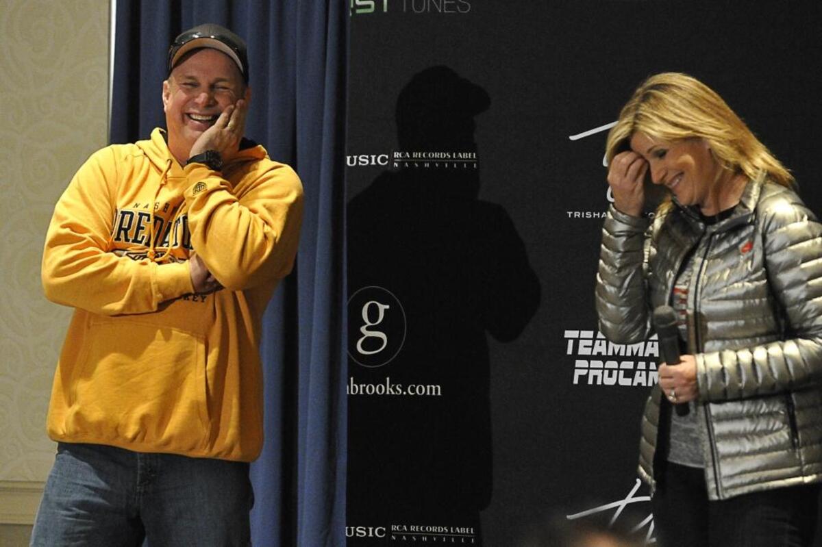 Garth Brooks and Trisha Yearwood held a press conference before their four shows Oct. 31 and Nov. 1, 2014, at Rupp Arena.