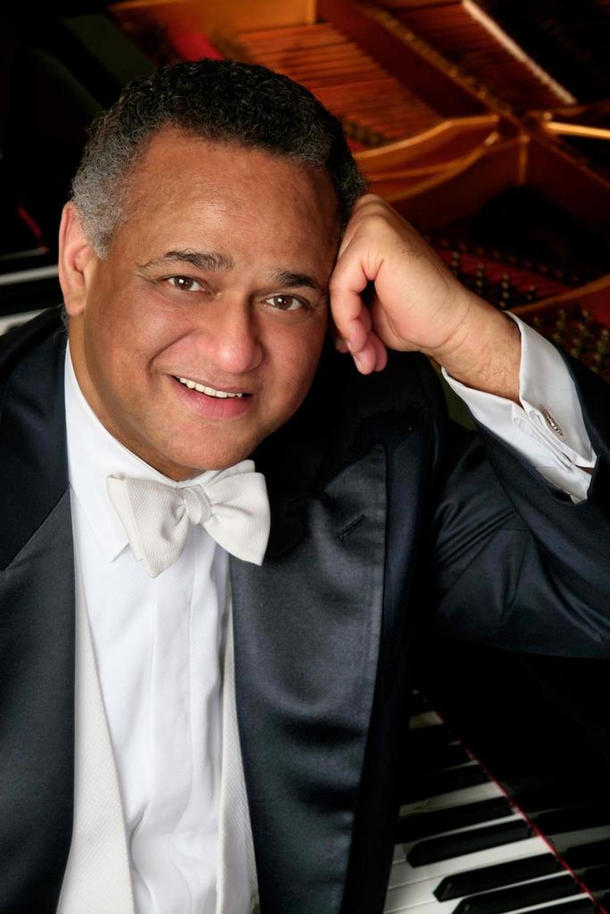 Andre Watts performs with the Orpheus Chamber Orchestra on Saturday at the Norton Center for the Arts.