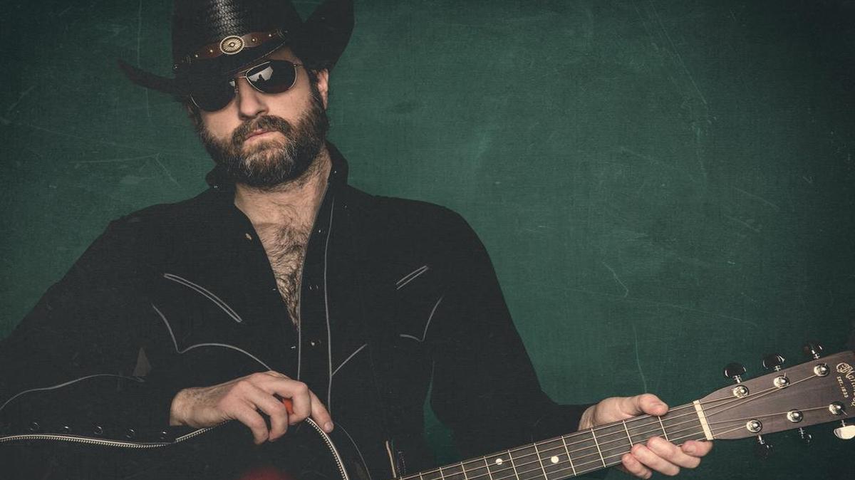 Wheeler Walker Jr., the country-music persona of comedian and Lexington native Ben Hoffman, performs Thursday at The Burl.