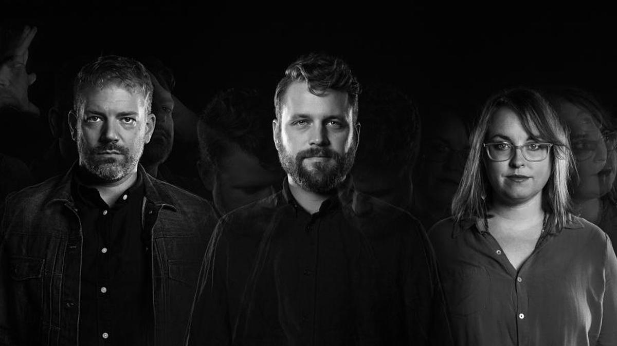 Jon Stickley Trio, from left: Patrick Armitage, Jon Stickley and Lyndsay Pruett.