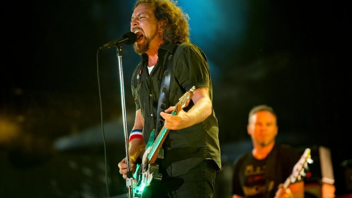 Pearl Jam performs at the "Made In America" music festival on Sunday Sept. 2, 2012, in Philadelphia.