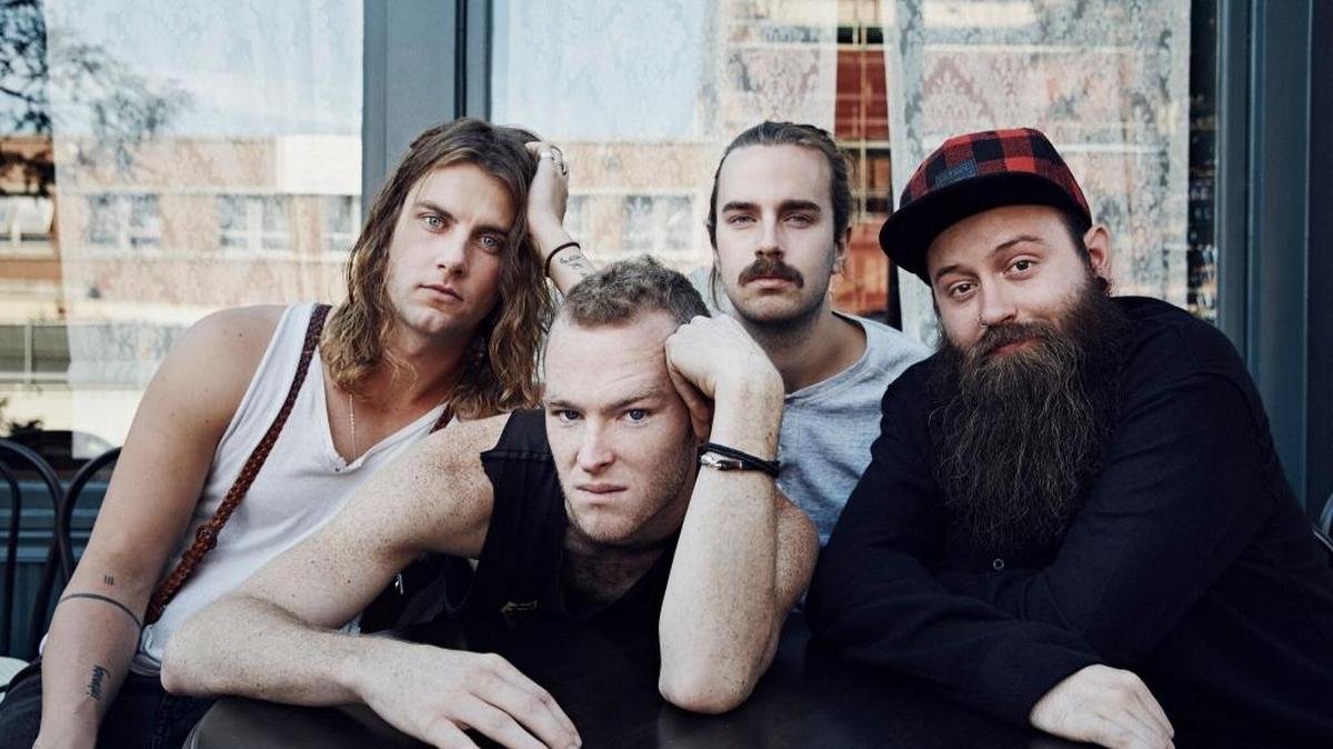 Judah & the Lion, from left: Judah Akers, Brian MacDonald, Spencer Cross and Nate Zuercher.
