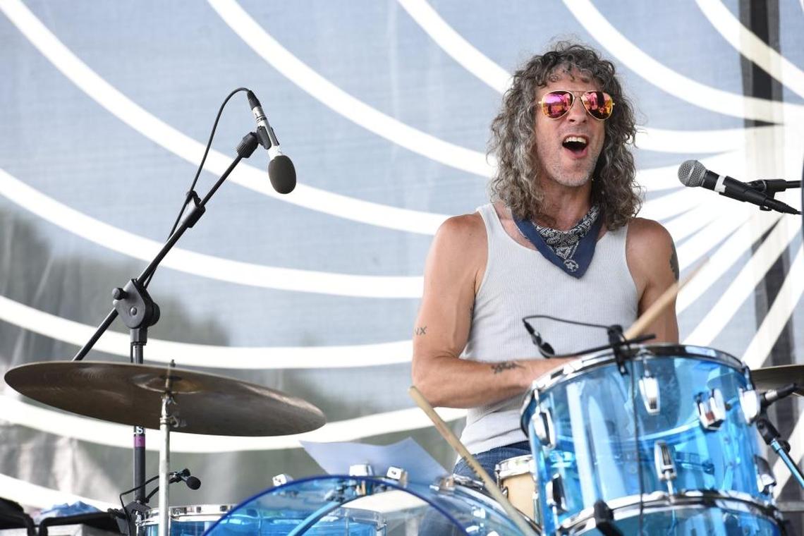 Robby Cosenza played the afternoon main stage set with Justin Wells at Moonshiner’s Ball in 2017 in Irvine, Kentucky.