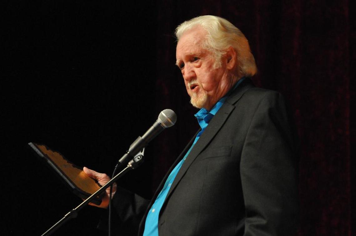 Banjo icon J.D. Crowe accepted his lifetime achievement award at the second annual Lexington Music Awards in 2016.