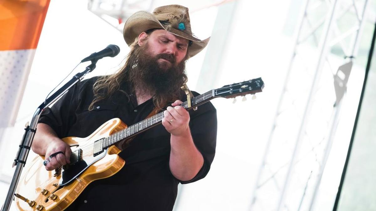 Chris Stapleton, shown performing on NBC's "Today" show in July, paid tribute to Troy Gentry at a Cincinnati concert on Friday.