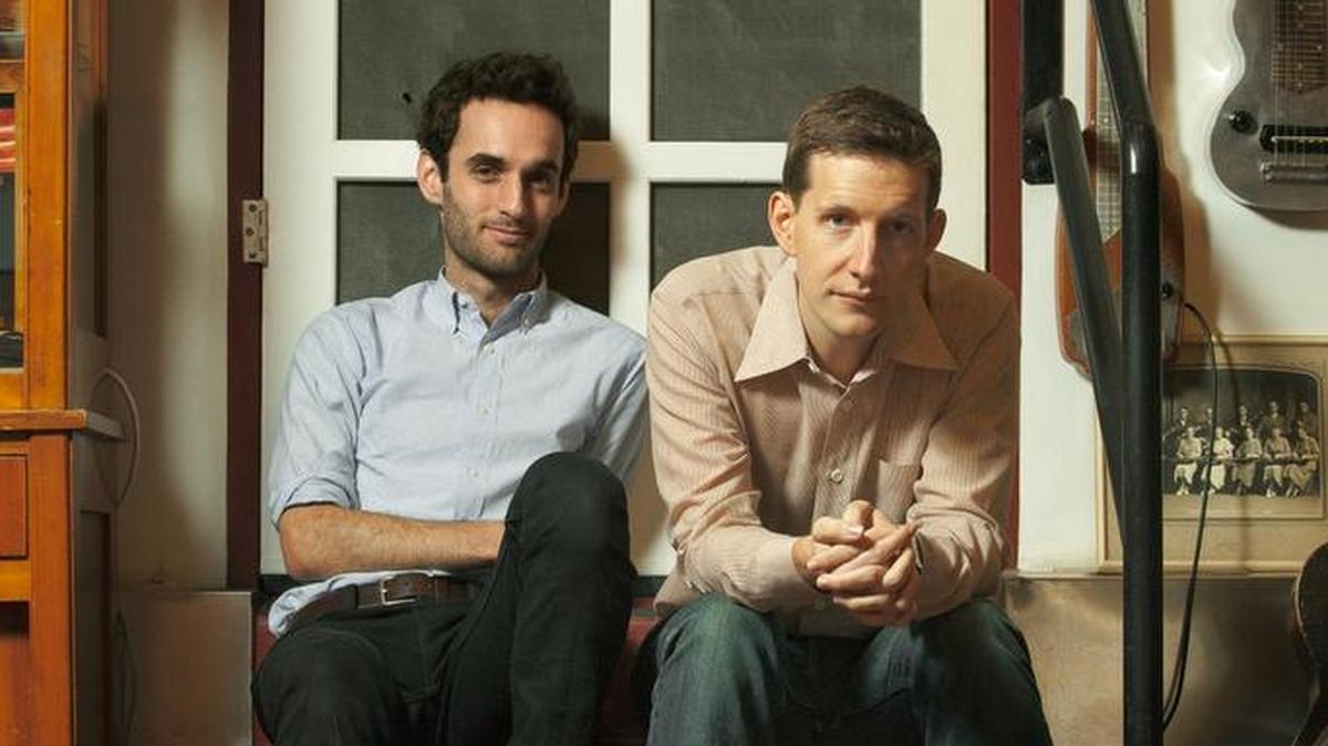 Julian Lage, left, and Chris Eldridge.