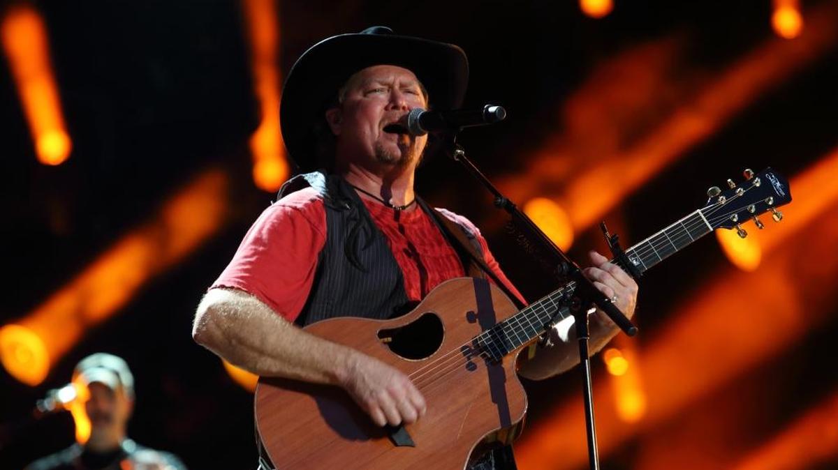 Tracy Lawrence performs at the 2013 CMA Music Festival at LP Field on Thursday June 6, 2013 in Nashville Tennessee.