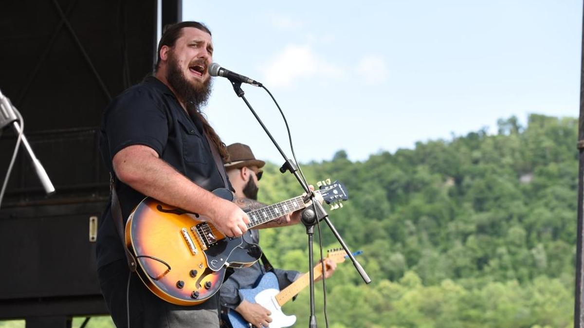Lexington’s Justin Wells played a main stage set at the Moonshiner’s Ball in May.