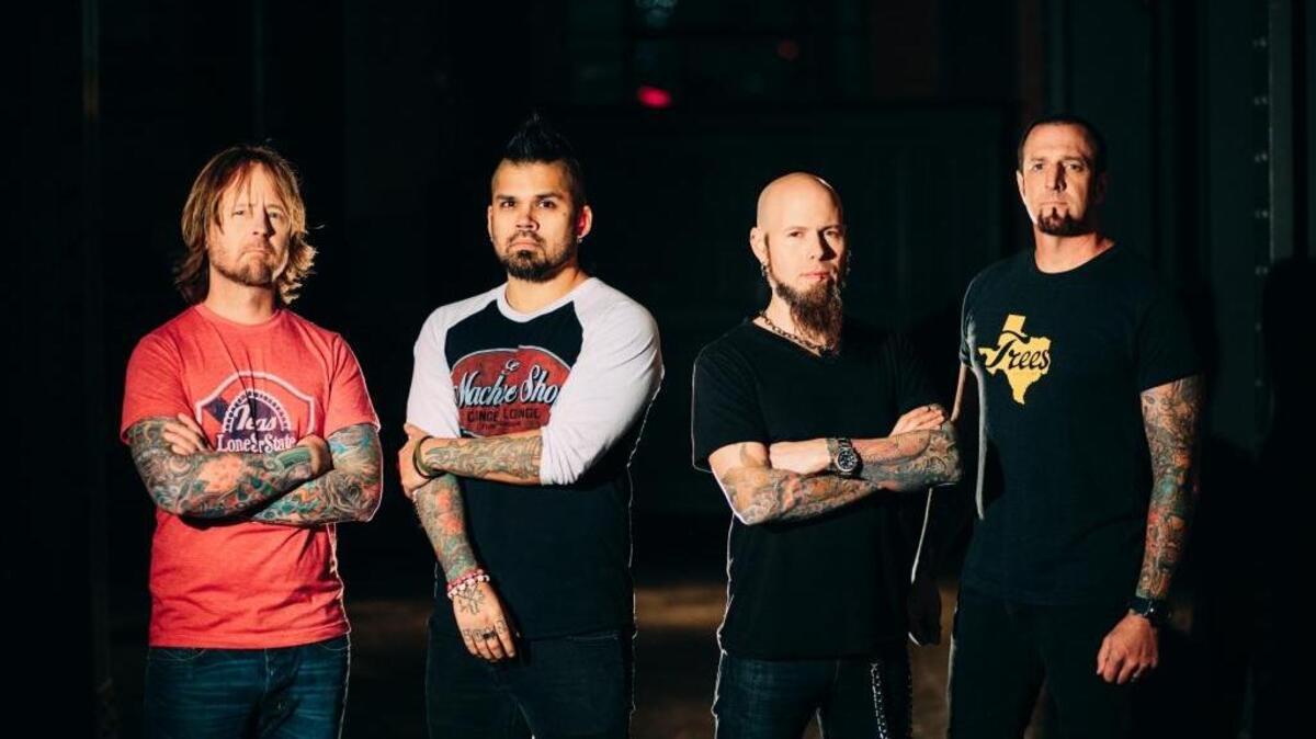 Drowning Pool are Stevie Benton, Jasen Moreno, C.J. Pierce and Mike Luce; the band will perform Friday at Manchester Music Hall.