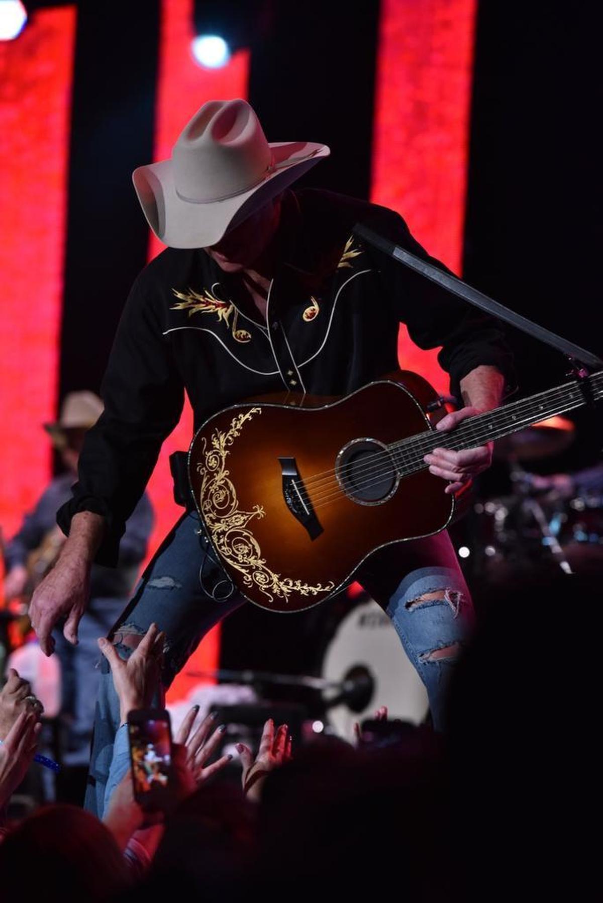 Country Music Hall of Famer Alan Jackson performed at Rupp Arena in Lexington, Kentucky on Jan. 19, 2018 with opener Lauren Alaina.
