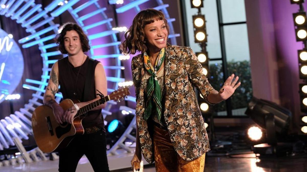 Amelia Hammer Harris, who lived in Lexington from 2001 to 2006, exits her “American Idol” audition with her golden ticket to Hollywood and her guitarist, Nick Chilli Haze.