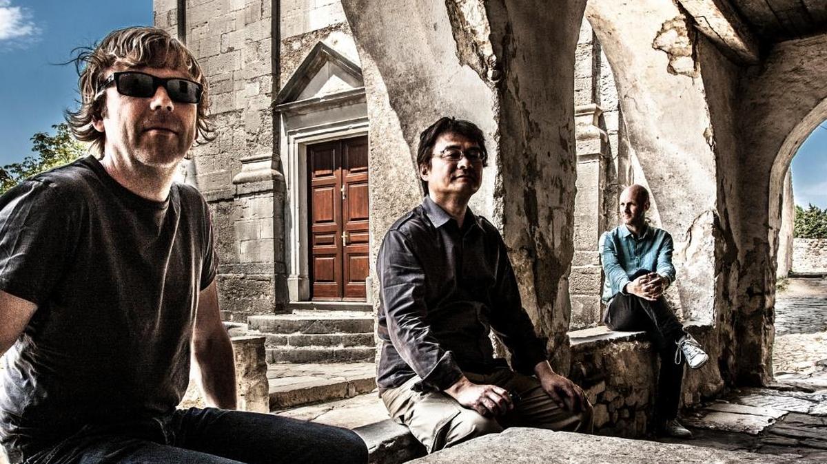 The California Guitar Trio, from left: Paul Richards, Hideyo Moriya and Bert Lams.
