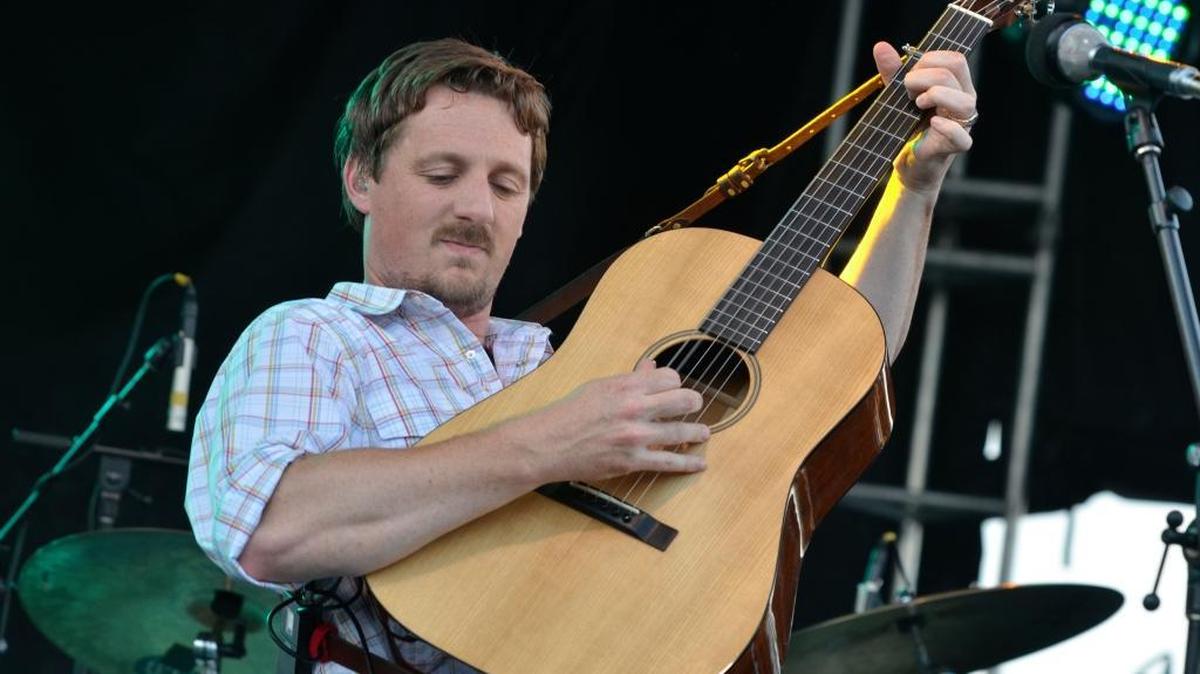 Kentucky native Sturgill Simpson played an early evening set at the Forecastle Festival on July 18 at Waterfront Park in Louisville.