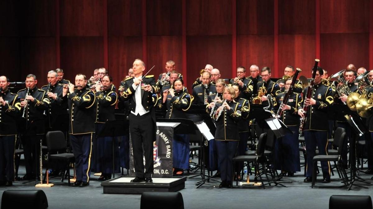 The United States Army Band, “Pershing’s Own,” in Manassas, Va.