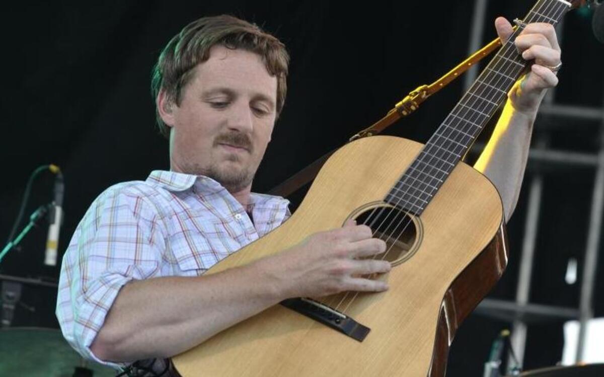 Kentucky native Sturgill Simpson played an early evening set at the 2015 Forecastle Festival.