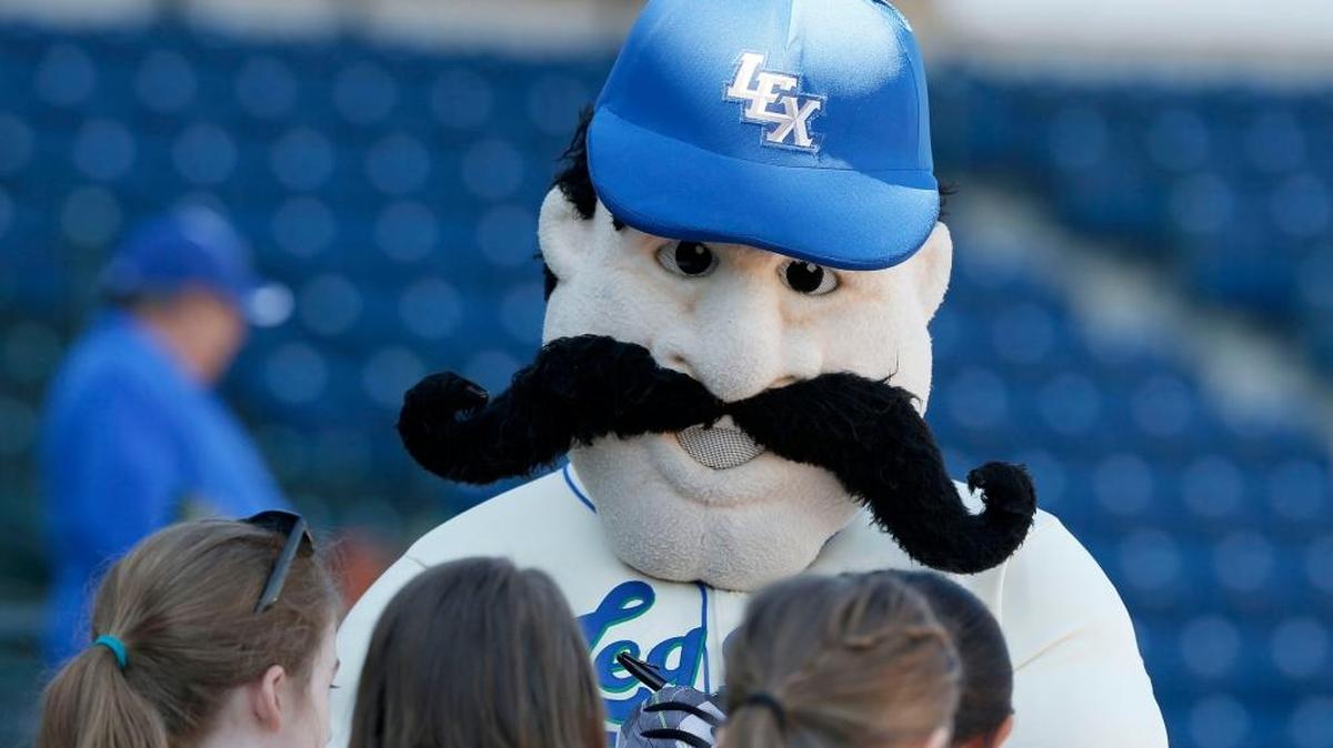 Big L signed autographs for fans as the Lexington Legends played the Rome Braves at Whitaker Bank Ballpark in April 2015.