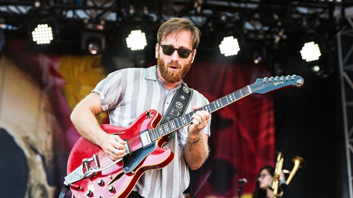 Dan Auerbach of The Arcs seen during day two of Forecastle Music Festival at Waterfront Park on Saturday, July 16, 2016, in Louisville, Ky.