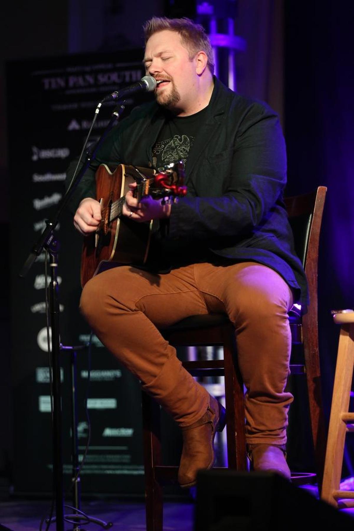 Songwriter Josh Osborne plays at the Tin Pan South Songwriters Festival at 3rd and Lindsley Bar & Grill in 2016 in Nashville. The Virgie native has two songs he co-wrote in the running for best country song at the 60th annual Grammy Awards, Jan. 28.